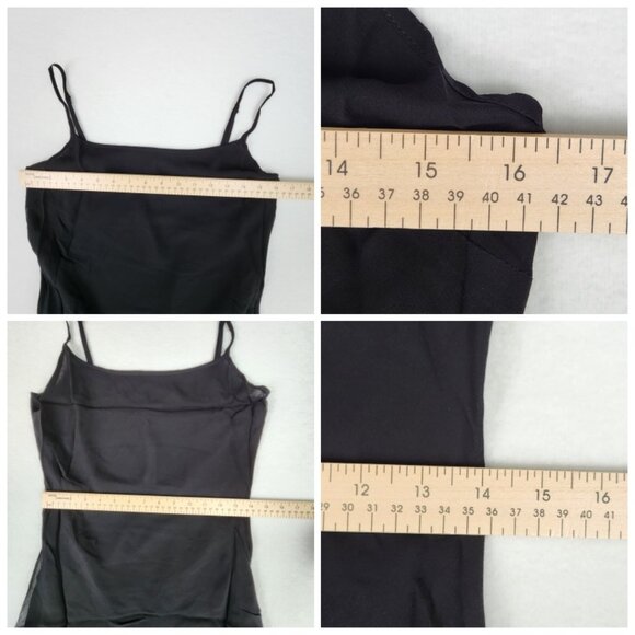 Rumored Vintage Slip Maxi Dress Size M Black New - Picture 6 of 8